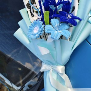 Blue Bliss Forever Bouquet